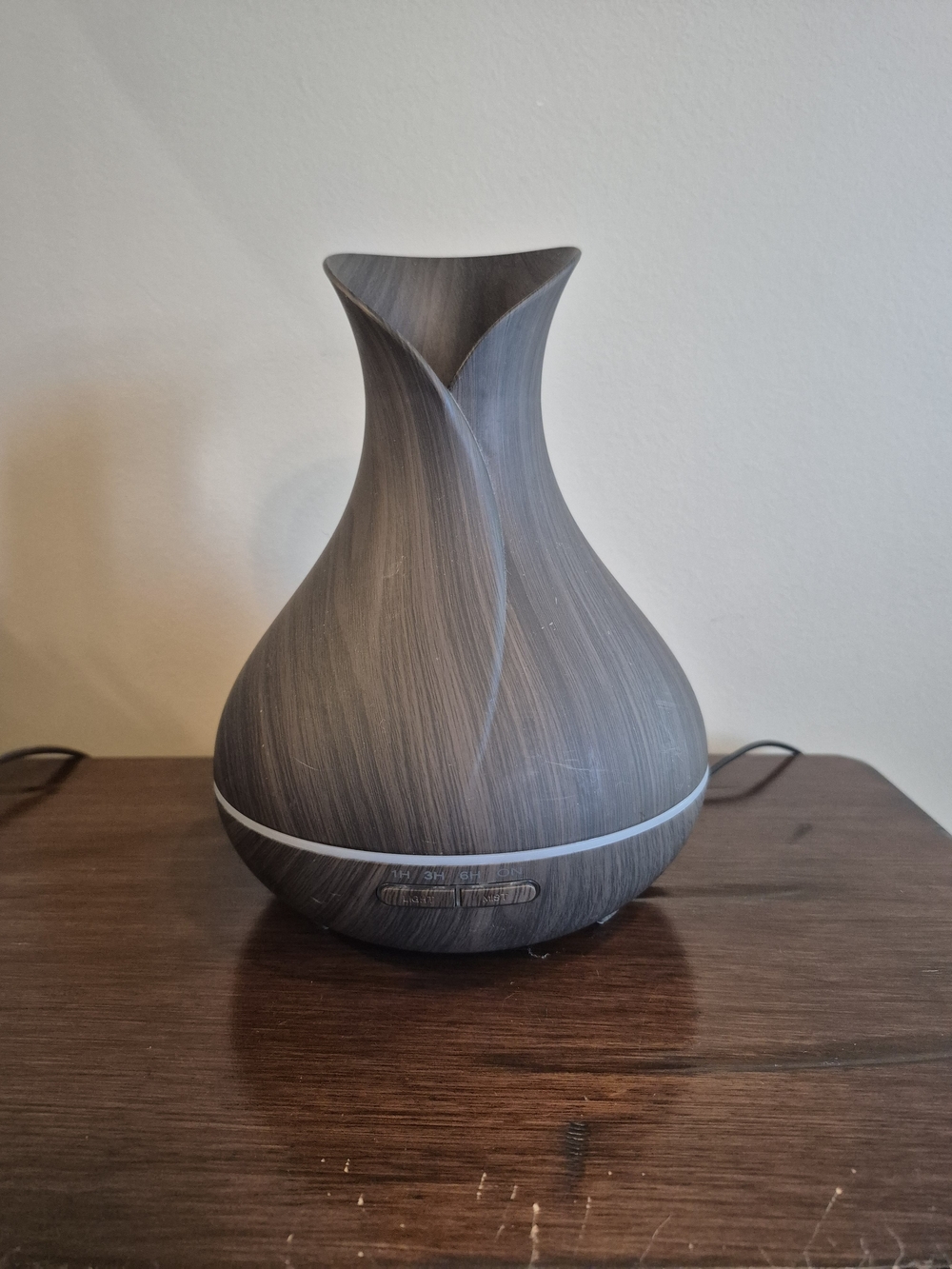 Gray Woodgrain Ultrasonic Aroma Diffuser - Brand Unspecified